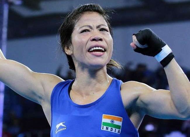 عالمی چمپیئن ایم سی میری کام , راؤنڈ میں ڈومینیکا ریپبلک, میگویلیانا ہرنینڈیز گارسیا, کو شکست دے کر اولمپک کھیلوں,Tokyo Olympics Highlights Boxing legend MC Mary Kom wins her 1st fight