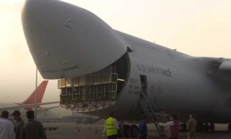 India receives first emergency Covid relief supplies from US