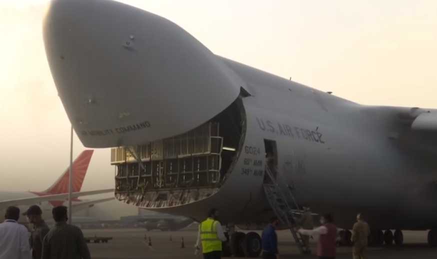 India receives first emergency Covid relief supplies from US