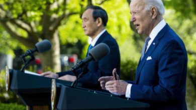 President Biden Meets With Japanese Prime Minister Suga Yoshihide At The White House