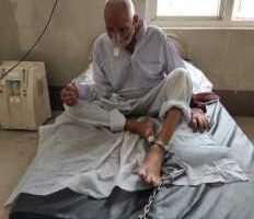 90-year-old prisoner was chained to bed in hospital-UP