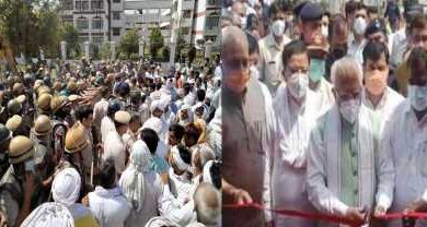 Haryana CM’s Hisar visit marked by clashes between farmers and police