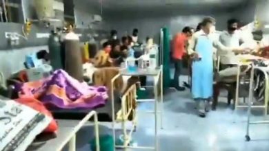 Madhya Pradesh Rain dripping from ICU ward