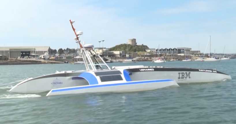 Mayflower-400، is preparing to be the first unmanned vessel to navigate across the Atlantic
