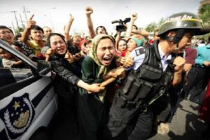 Muslims in “re-education” camps