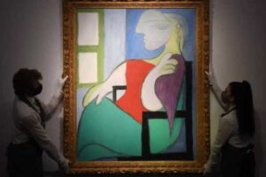 Pablo Picasso's -Woman sitting by a window