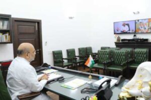 UNION HOME MINISTER SHRI AMIT SHAH REVIEWED PREPARATION FOR CYCLONE ‘YAAS’ WITH CHIEF MINISTERS OF ODISHA, WEST BENGAL, ANDHRA PRADESH AND LT. GOVERNOR OF ANDAMAN & NICOBAR ISLANDS