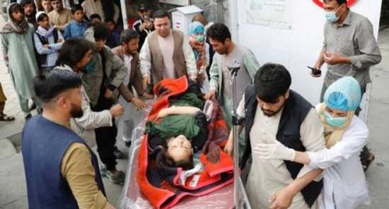 bomb blast near school in Kabul