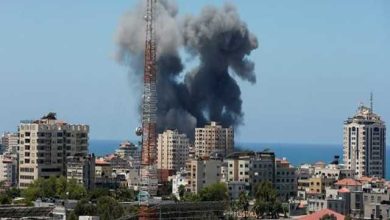 حماس کے زیر انتظام اسلحے کے درجنوں کارخانوں اور گوداموں پر بھی بم باری کی گئی