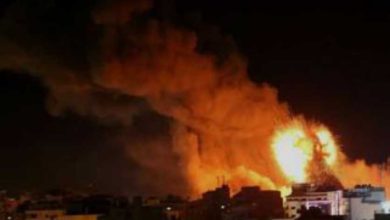 غزہ پر اسرائیلی بمباری