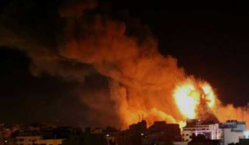 غزہ پر اسرائیلی بمباری