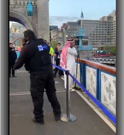 لندن کے ٹاور برج پر افطار کے وقت اذان مغرب کی گونج