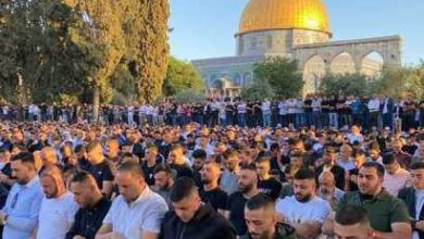 مسجد الاقصیٰ میں نماز عید