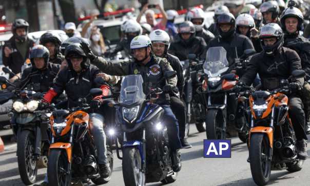 Brazilian president fined for attending rally without mask