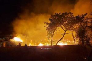 Delhi Rohingya refugee camp fire burns more than 50 huts