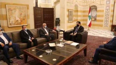 Hamas delegation meets Lebanese President and Prime Minister