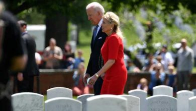 People were surprised when Biden, the first lady, and the US vice president arrived at the hotel without masks