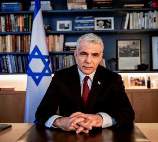 Israeli Foreign Minister Yair Lapid
