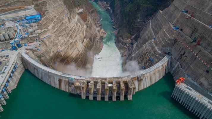 world second largest hydro-electric power station China
