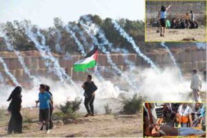 270 Palestinians injured in Israeli airstrikes