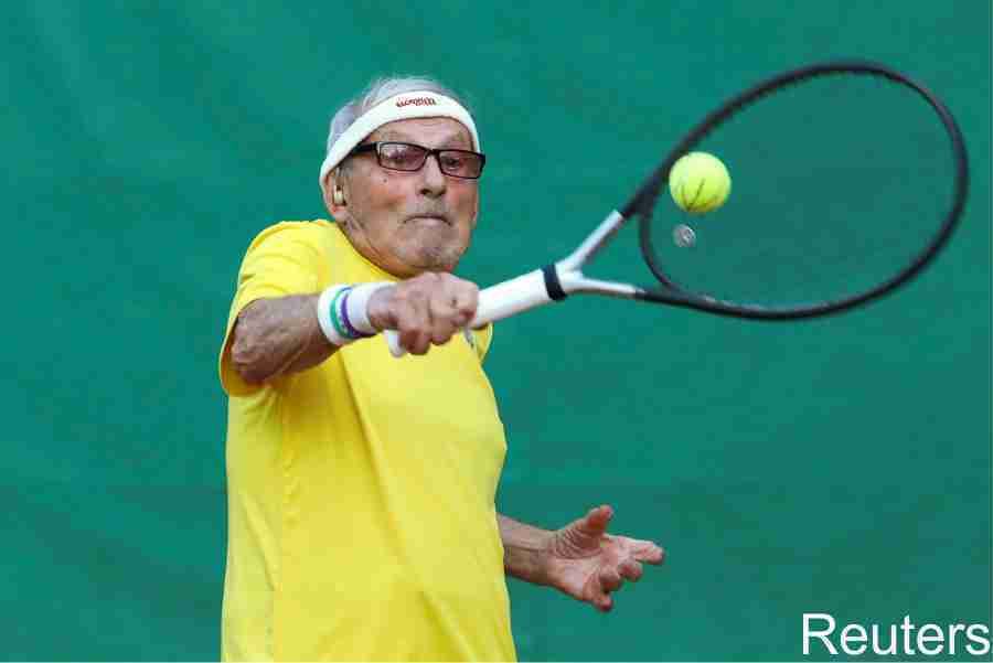 97-Year-Old Ukrainian Man Named 'World’s Oldest Tennis Player'