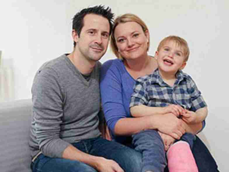 A four-year-old boy with a rare disease does not feel pain