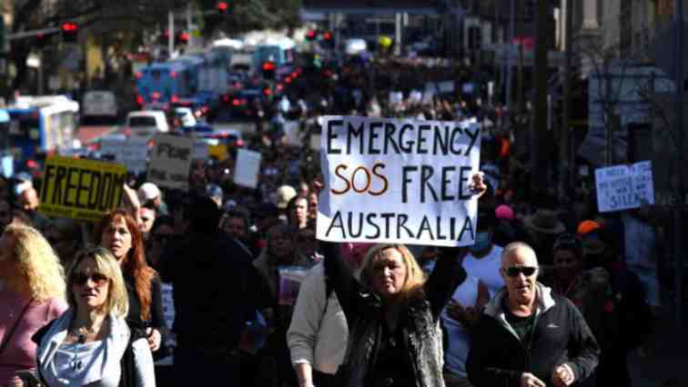 Anti-Lockdown Protesters Clash with Police in Sydney