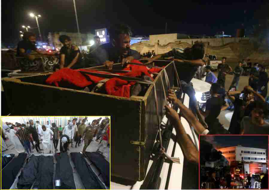 At least 46 killed in fire at coronavirus hospital fire in IraqAt least 46 killed in fire at coronavirus hospital fire in Iraq