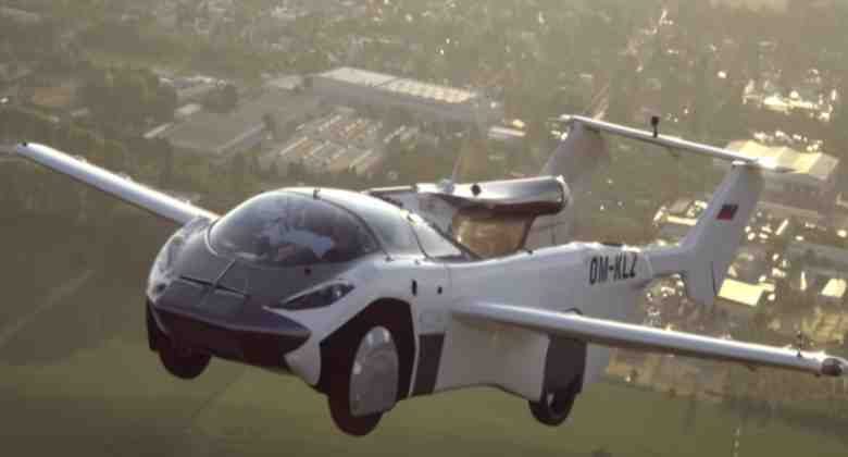 Convertible flying car completes first airport flight in Slovakia