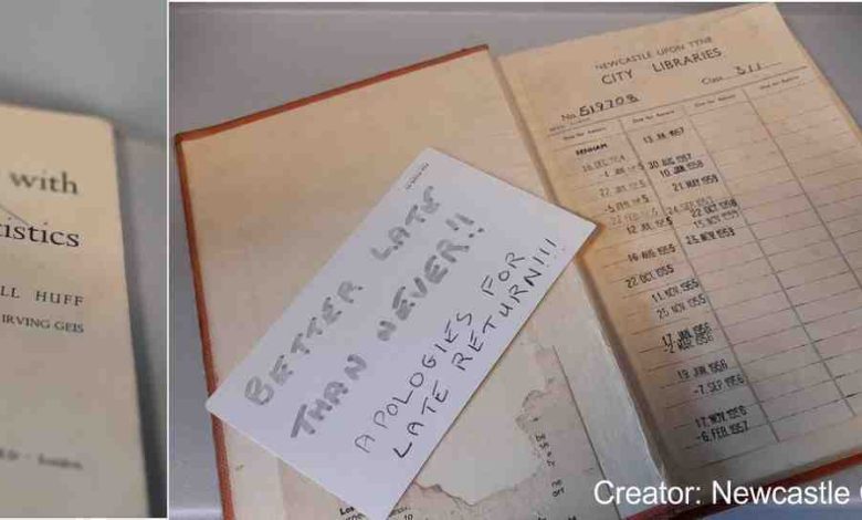 England A book taken from the library was returned after 63 years