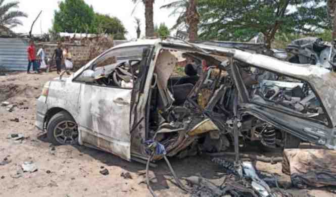 Houthi-laid landmine in Yemen