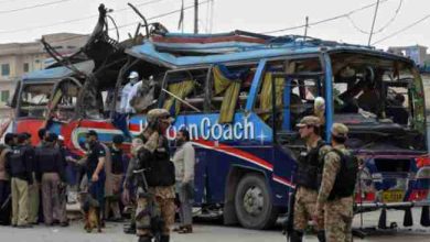 Kohistan: A blast in a passenger bus killed 13 people, including 9 Chinese residents