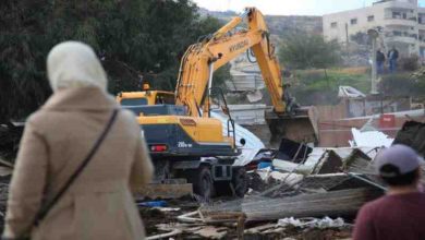 Nablus Israel order to evict Palestinians living in 25 houses