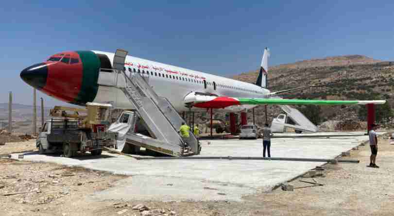 Palestinian twins turn Boeing 707 plane into restaurant in Israel