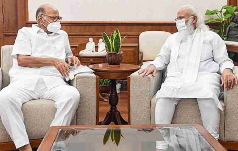 Sharad Pawar met PM Narendra Modi