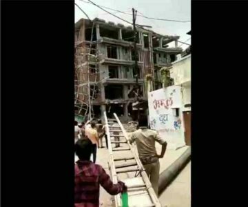 The Lucknow administration demolished the building of a former BSP MP at a cost of Rs 100 crore