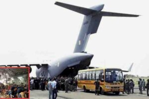 Around 80 Indian nationals were evacuated on Saturday from Kabul by a transport military aircraft of the Indian Air Force