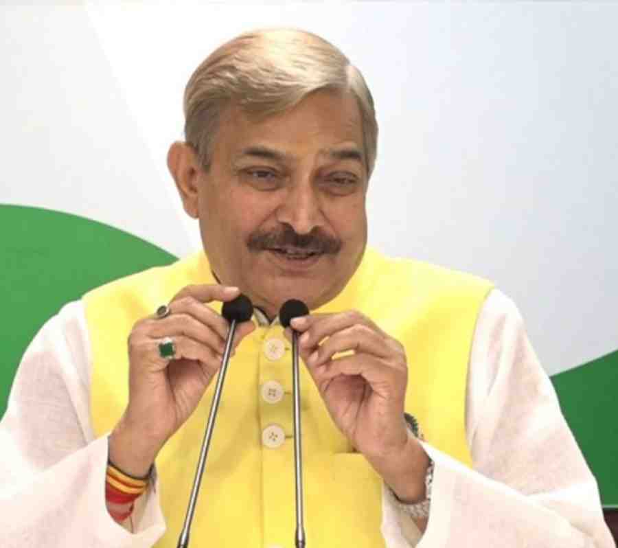 Congress leader Pramod Tiwari