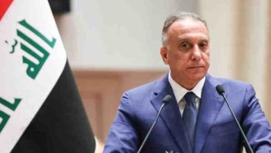 Iraqi prime minister, Mustafa al-Kadhimi,