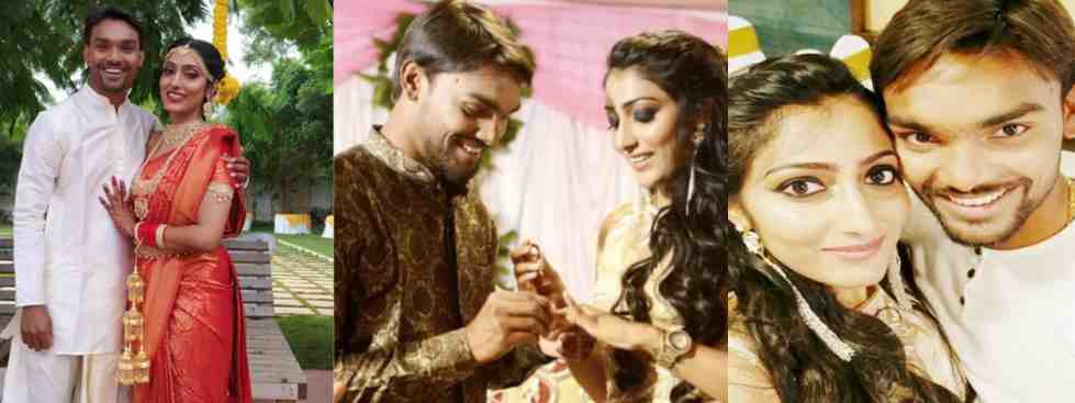 Punjab and Sunrisers Hyderabad pacer Sandeep Sharma has tied the knot with his long-time girlfriend Tasha Sathwick