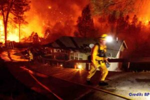 The Dixie Fire in California