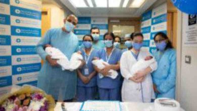 UAE: Egyptian couple gives birth to four sons at the same time
