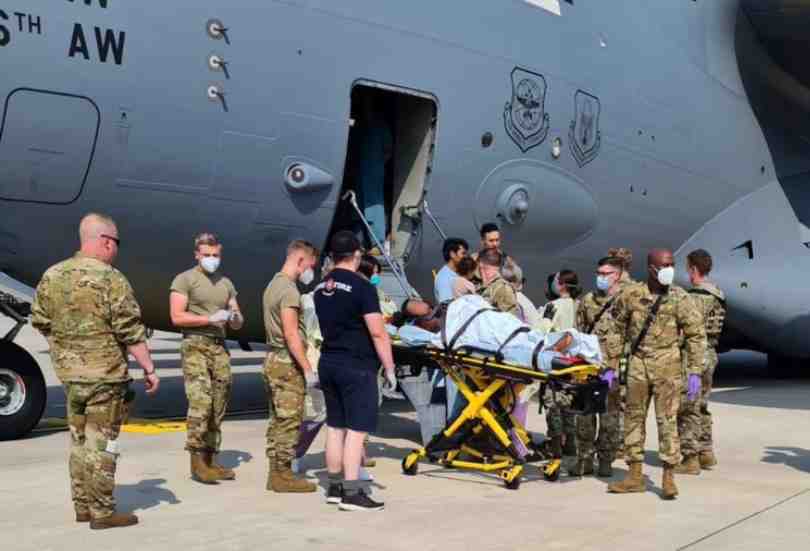 The Afghan girl born on a US military plane was named 'Reach' after the aircraft's code name.