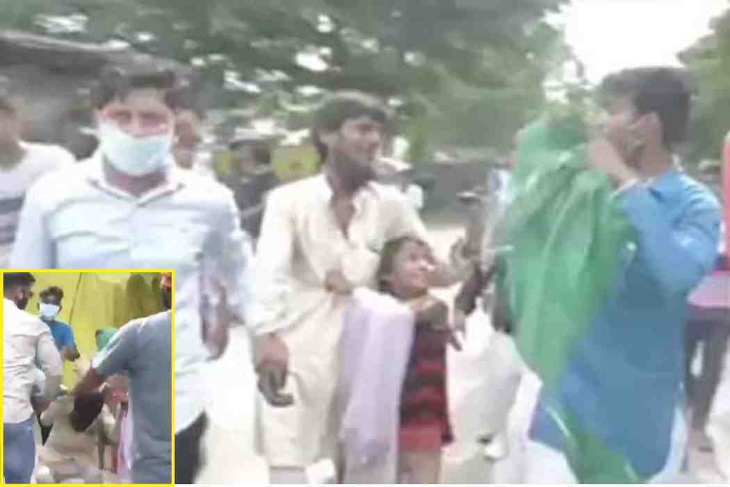 kanpur-the-slogan-jai-shri-ram-was-forcibly-imposed-on-a-muslim-rickshaw-puller