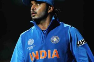 Indian cricketer Sri Santh