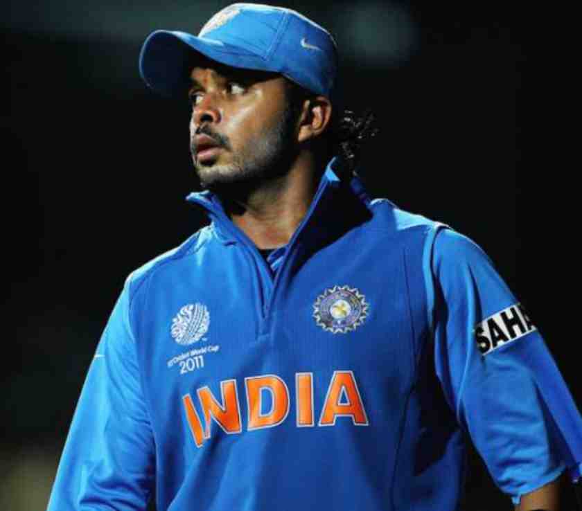 Indian cricketer Sri Santh