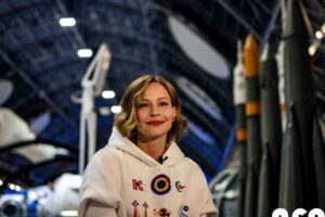 The Russian actress actress Yulia Peresild left for the space station to shoot the film