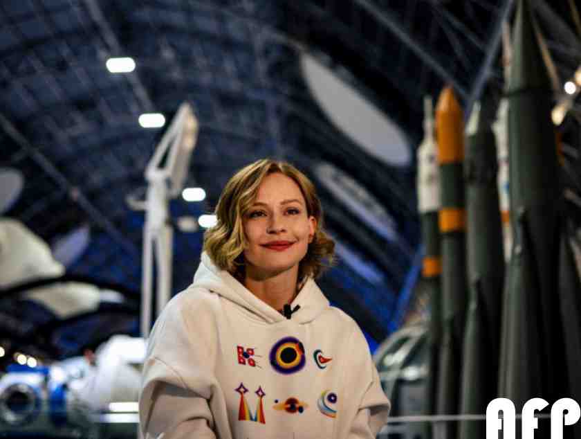 The Russian actress actress Yulia Peresild left for the space station to shoot the film