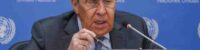 Russian Foreign Minister Sergei Lavrov