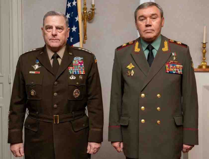 US and Russian chiefs of staff meet for the first time in two years
